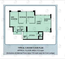 Blk 120A Eastwave @ Canberra (Sembawang), HDB 5 Rooms #589897131